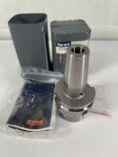 An as new Garant 308187 16 Shrink-fit Chuck with cooling channel bore, HSK-A 63.
