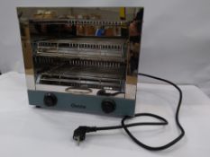 As new Bartscher AT-360B commercial double toaster. A few light marks. No instructions included. EU
