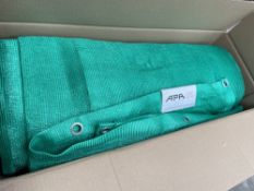 A boxed as new Wilson X9339 Windbreak, green, 12 x 2m.