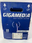 Gigamedia 4-pair CAT6 U/UTP AWG24 LSOH DCA cable, purple, 305m.