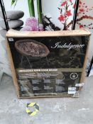 An as new Nash indulgence moon chair deluxe (Box opened).