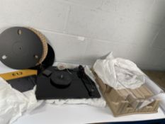 A Pro-Ject E1.2 Plug and Play Audiophile Grade Manual Turntable, black (boxed).