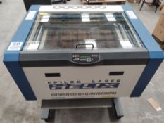 Preowned Epilog Laser Helix, laser cutter and engraver, 50W, 24 x18 with BOFA AD Oracle Filter Unit,