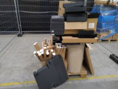 A large quantity of as new packaging supplies. Flatpack and assembled boxes, rolls of paper and corr
