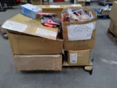 A quantity of sporting and related items, including clothing, pilates rings, boxing gloves, training