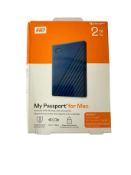 As new Western Digital My Passport for Mac 2TB Portable USB-C Hard Drive (Box damaged but sealed) (E