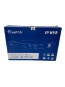 As new Luma 120 Series 4-Port PoE 1-HDD Bay 4-Channel NVR (M/N: LUM-120-NVR-4CH-0T EAN: 842822058957