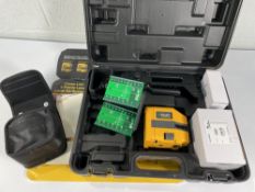 An as new New PLS 6G RBP Point and Cross Line Green Laser Level Kit.