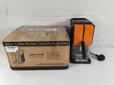 An as new Nectar rosin press machine.
