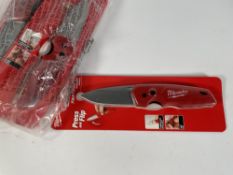 Six as new Milwaukee Fastback Folding Pocket Knives 48221990.