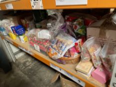 Assorted food stuffs (A mixture of in date and expired).