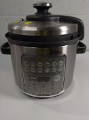 A pre-owned Sage SPR680 BSSUKM pressure cooker (no box or packing).