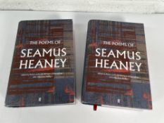 Two copies of 'The Poems of Seamus Heaney' - Faber Hardcover.