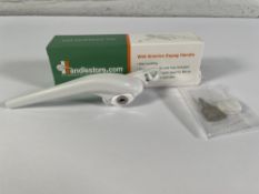 Fifty as new Handlestore W-98-W-LH Slimline Espag Handles (white, left handed).