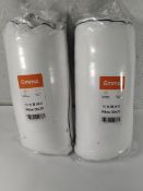 Two as new Emma 50x70 pillows epwac050070aaa (Please note these items have tiny marks on from packag