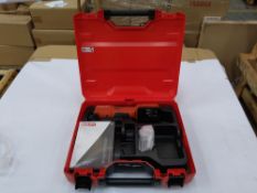 As new Hilti SMT 6-22 cordless oscillating multi-tool in case. Battery and charger not included.