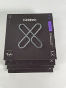 Four D'Addario Coated Acoustic GS Mini Bass Guitar Strings - XTB3790GS - XT Bass Phosphor Bronze, Cu