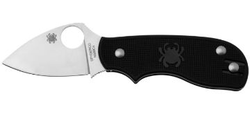 An as new Spyderco Squeak pocket knife in Black (REF: SC154PBK / 173659). (Stock Image) (Over 18's O