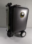 A pre-owned Air Wheel Robot SE3S ride on suitcase no battery or charger.