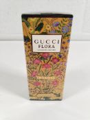 An as new Gucci Flora - gorgeous orchid, intense, eau de parfum 100ml, sealed box.