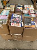 Assorted books: Fiction/Non-Fiction, Reference, Food etc.
