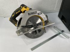 A pre-owned DeWalt DCS573NT 18V XR Brushless 190mm Circular Saw with Flexvolt (bare tool only).