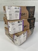 Three SIDAX Gun Twist Shank Nails Electro-Galvanised 3.4 x 35m, 2000pc CHN06-3435.