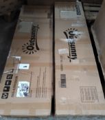 A Outsunny galvanised steel outdoor garden storage shed, 8 x 6ft, boxed. (845-429-V00DR)