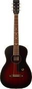 A boxed as new Gretsch Jim Dandy Parlour Acoustic Guitar in Deep Cherry Burst (stock image).