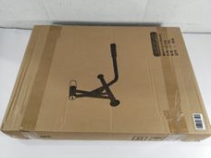 An as new Constands motorcycle rear paddock stand black, box opened. (313874 MBK 7000011)