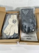 Four pairs of as boxed as new MIRA Safety Haz-Gloves (S x 2, M x 1, L x 1).