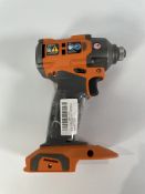 A Ridgid R862311 18v Brushless 3-Speed 1/4 in. Impact Driver (bare tool only).
