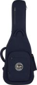 An as new Fender Troubadour Electric Guitar Gig Bag, navy (stock image).