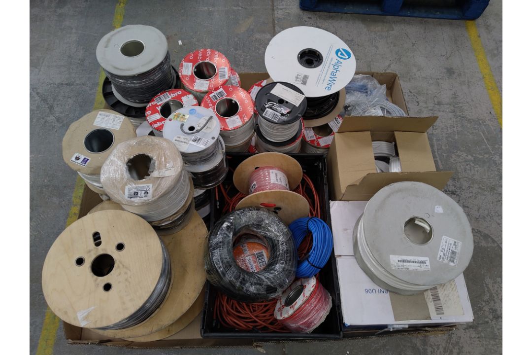 One pallet of assorted cables, reels and related. Pallet not included. - Image 2 of 2