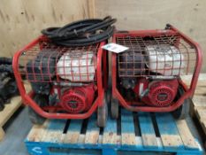 A Preowned Honda GX 270 270cc 4-stroke OHV commercial grade petrol engine Hydraulic Power Packs *See