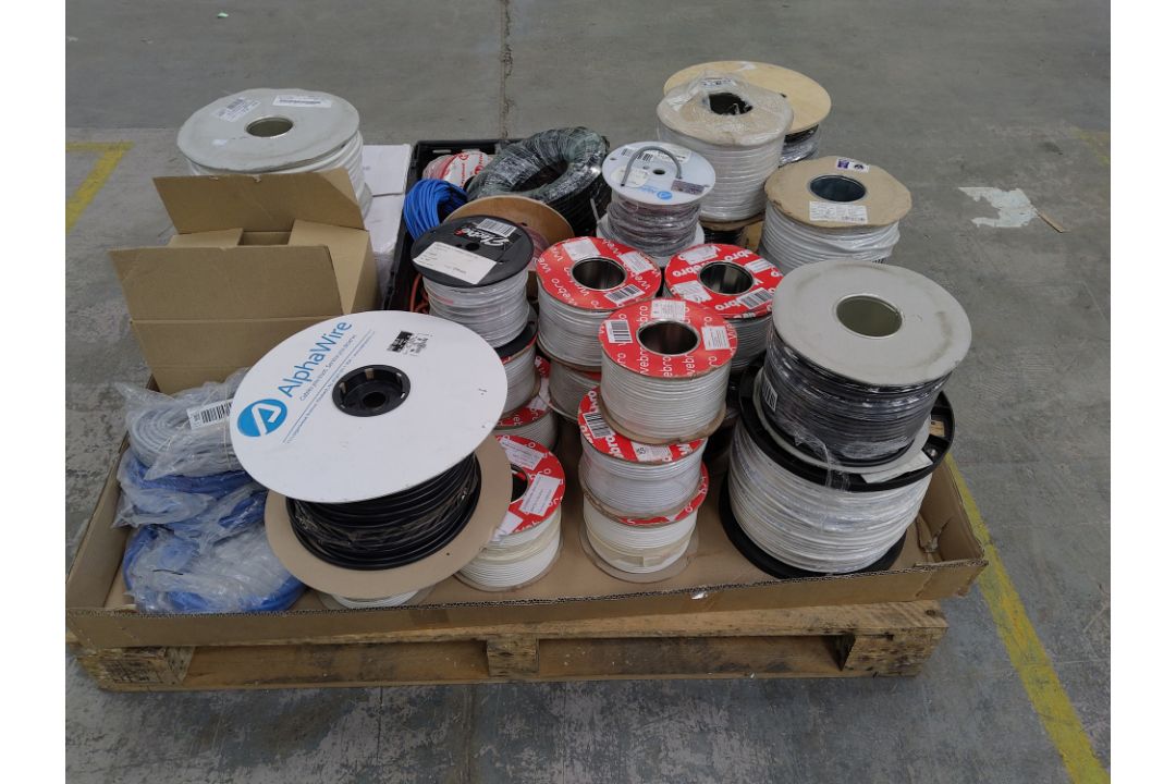One pallet of assorted cables, reels and related. Pallet not included. - Image 1 of 2