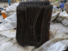 A large quantity of as new double loop tying twist wire ties. 20cm/8 Inch lengths. Approx 12,000 (R