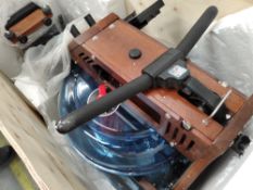 A Bluefin Fitness Foldable Wooden Rowing Machine. Viewing advised.