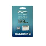 Ten as new Samsung EVO Plus 128GB MicroSDXC Cards UHS-I U3 with SD Adapters (EAN: 8806095464251).
