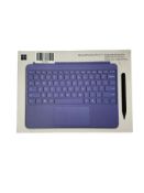 As new Microsoft Surface Pro 12" Keyboard with Slim Pen in Violet (Box damaged but sealed) (EAN: 196