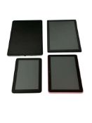 Pre-owned Tablets to include 2 x Amazon Kindle Fire, 1 x Honor Pad X9a, 1 x unbranded (Account unloc