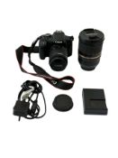 Pre-owned Canon EOS 750D EOS Digital DSLR Camera with battery & charger, Canon EF-S 18-55mm f/4-5.6