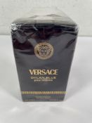 Boxed as new Versace Dylan Blue eau de toilette spray, 100ml (packaging very slightly damaged).