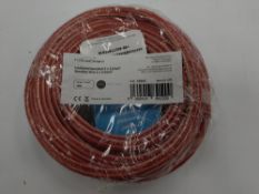 Nineteen as new rolls of KabelDirekt stereo audio speaker wire & cable – 2x2.5mm² – 15m per roll (fo
