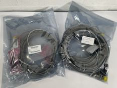 Three Curtiss-Wright SA110919 MPFR Aircraft Replay Cables (Sikorsky S-92 helicopters).