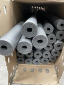 Twenty five Climaflex pipe insulation, 28-25, 2m lengths.