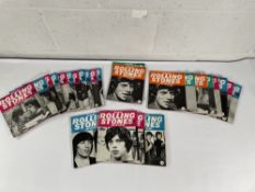 Twenty Seven pre-owned vintage 'The Rolling Stones Books' from 1964, 65 and 66 (some duplicates).