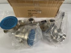 Four as new D13 Series Lever Handle Drain Assembly Kits (D13-73-MCD-KIT).