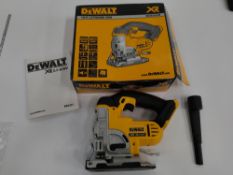 As new DeWalt DCS331N 18V Li-Ion XR cordless jigsaw. Unit only.
