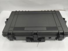 As new Duratool black water resistant case with foam insert, (DO3136).